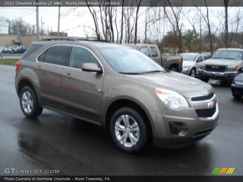 Mocha Steel Metallic / Jet Black 2012 Chevrolet Equinox LT AWD