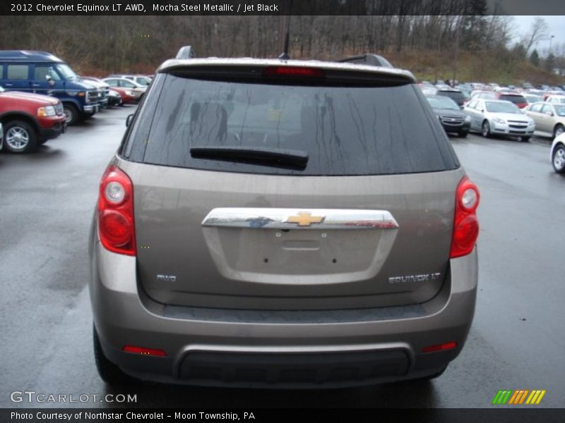Mocha Steel Metallic / Jet Black 2012 Chevrolet Equinox LT AWD