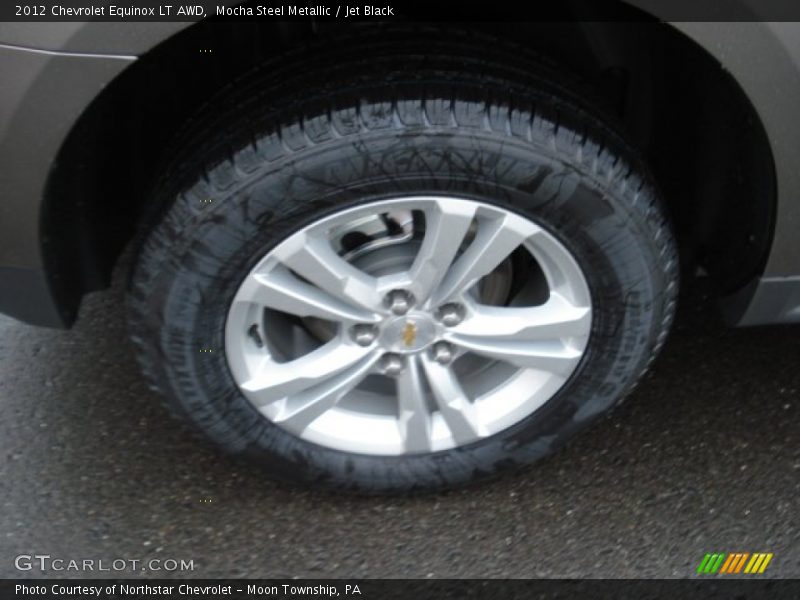 Mocha Steel Metallic / Jet Black 2012 Chevrolet Equinox LT AWD