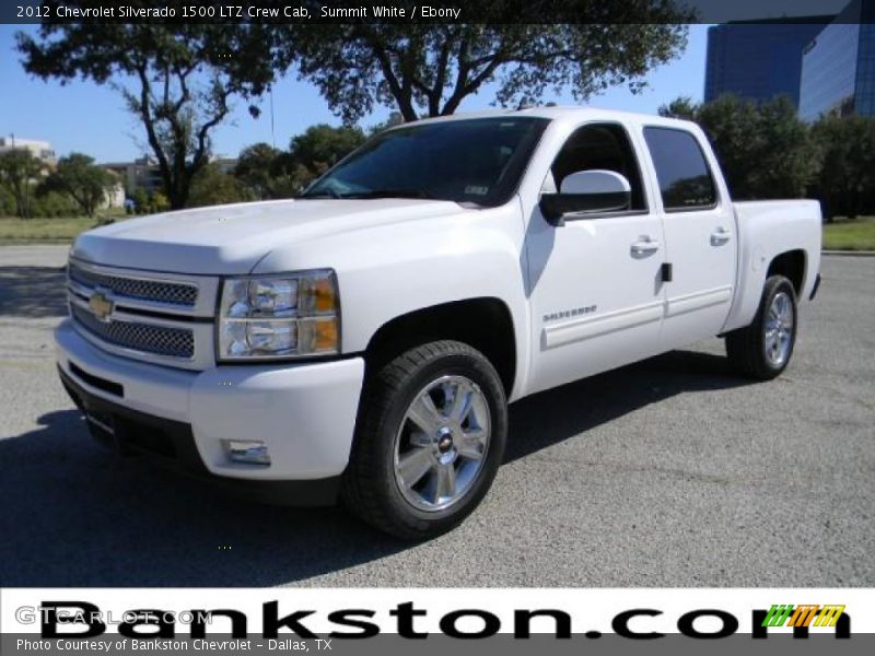 Summit White / Ebony 2012 Chevrolet Silverado 1500 LTZ Crew Cab