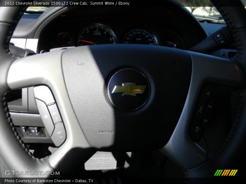 Summit White / Ebony 2012 Chevrolet Silverado 1500 LTZ Crew Cab