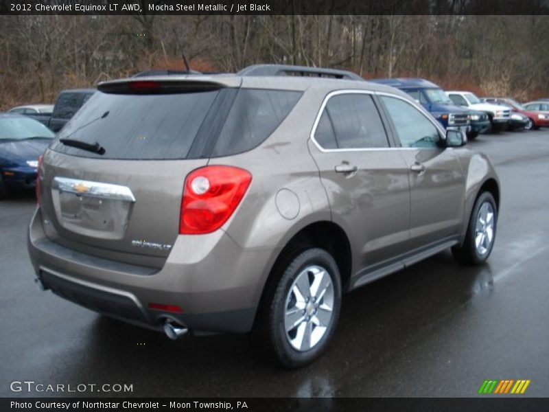 Mocha Steel Metallic / Jet Black 2012 Chevrolet Equinox LT AWD