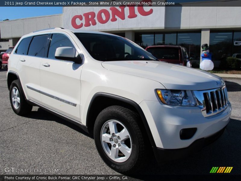 Stone White / Dark Graystone/Medium Graystone 2011 Jeep Grand Cherokee Laredo X Package