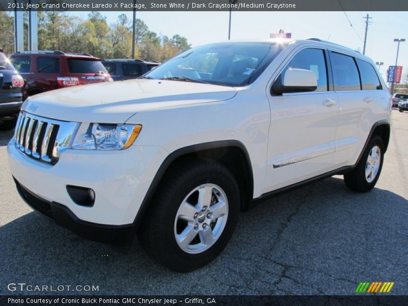 Stone White / Dark Graystone/Medium Graystone 2011 Jeep Grand Cherokee Laredo X Package