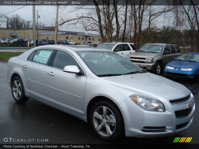 Silver Ice Metallic / Ebony 2012 Chevrolet Malibu LT