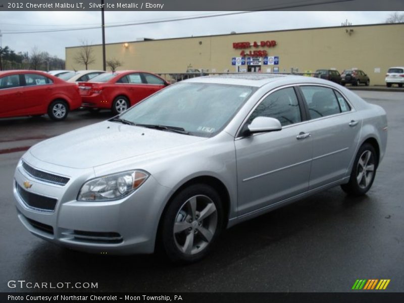 Silver Ice Metallic / Ebony 2012 Chevrolet Malibu LT