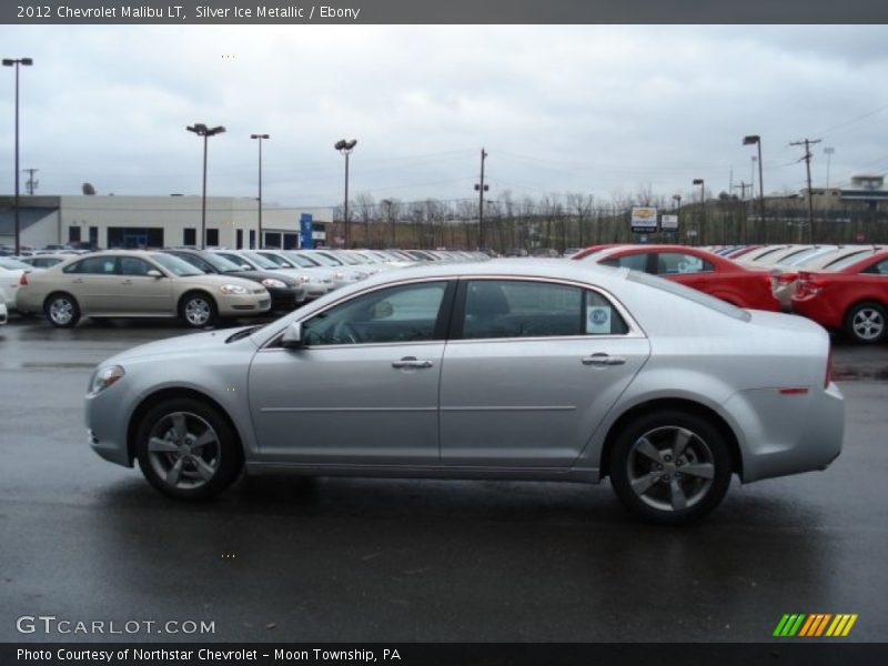 Silver Ice Metallic / Ebony 2012 Chevrolet Malibu LT