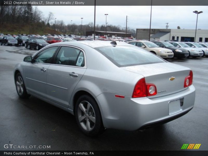 Silver Ice Metallic / Ebony 2012 Chevrolet Malibu LT