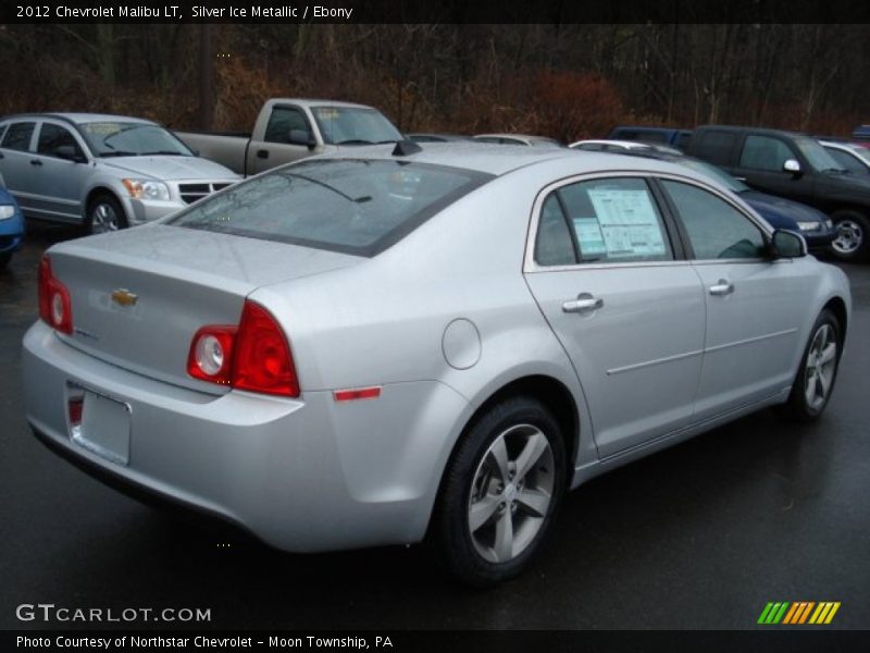 Silver Ice Metallic / Ebony 2012 Chevrolet Malibu LT