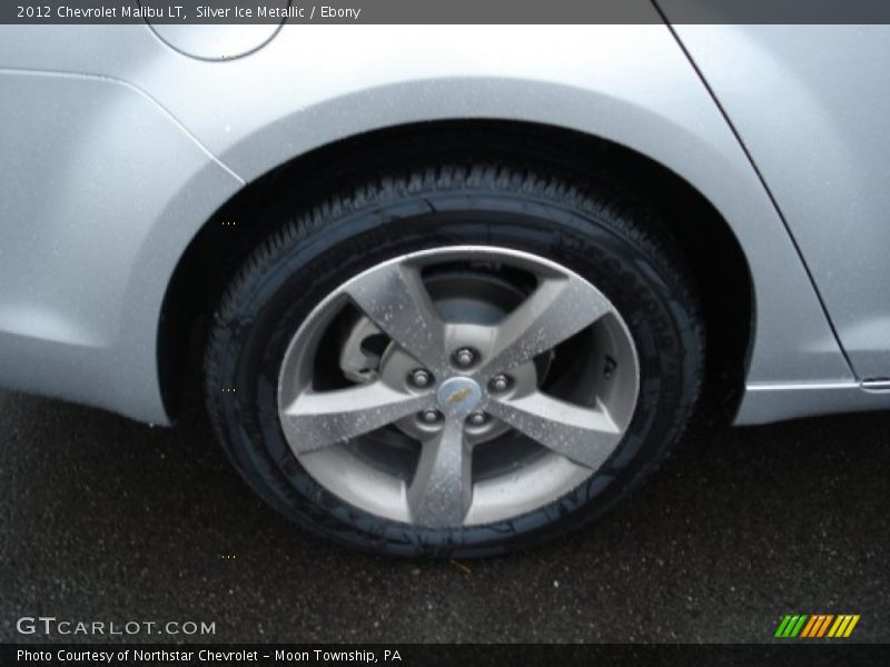 Silver Ice Metallic / Ebony 2012 Chevrolet Malibu LT