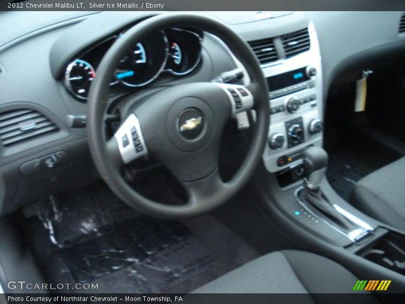 Silver Ice Metallic / Ebony 2012 Chevrolet Malibu LT