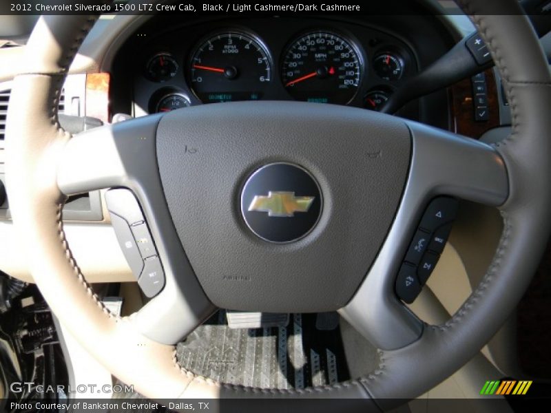 Black / Light Cashmere/Dark Cashmere 2012 Chevrolet Silverado 1500 LTZ Crew Cab