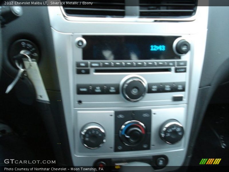 Silver Ice Metallic / Ebony 2012 Chevrolet Malibu LT