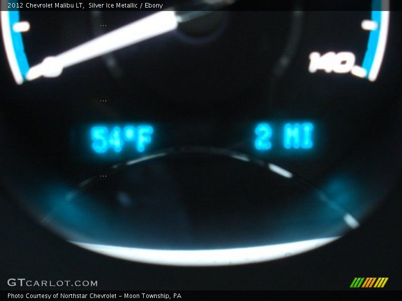 Silver Ice Metallic / Ebony 2012 Chevrolet Malibu LT