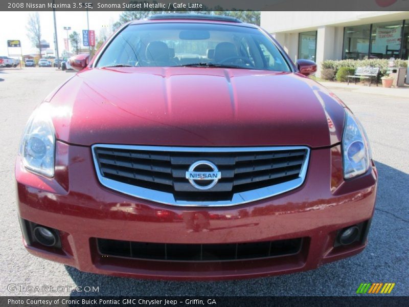 Sonoma Sunset Metallic / Cafe Latte 2008 Nissan Maxima 3.5 SE