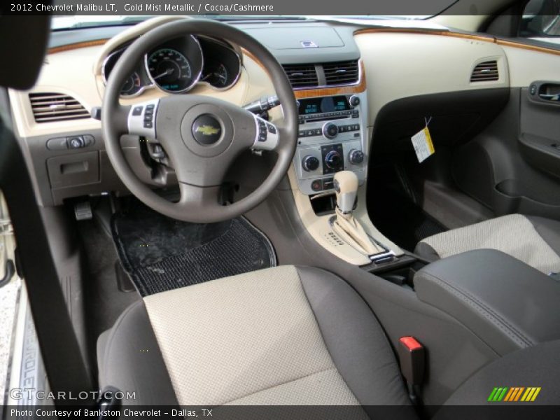 Gold Mist Metallic / Cocoa/Cashmere 2012 Chevrolet Malibu LT