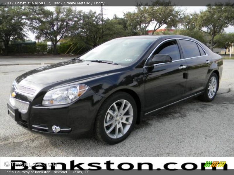 Black Granite Metallic / Ebony 2012 Chevrolet Malibu LTZ