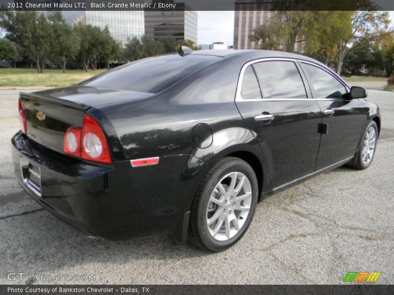 Black Granite Metallic / Ebony 2012 Chevrolet Malibu LTZ