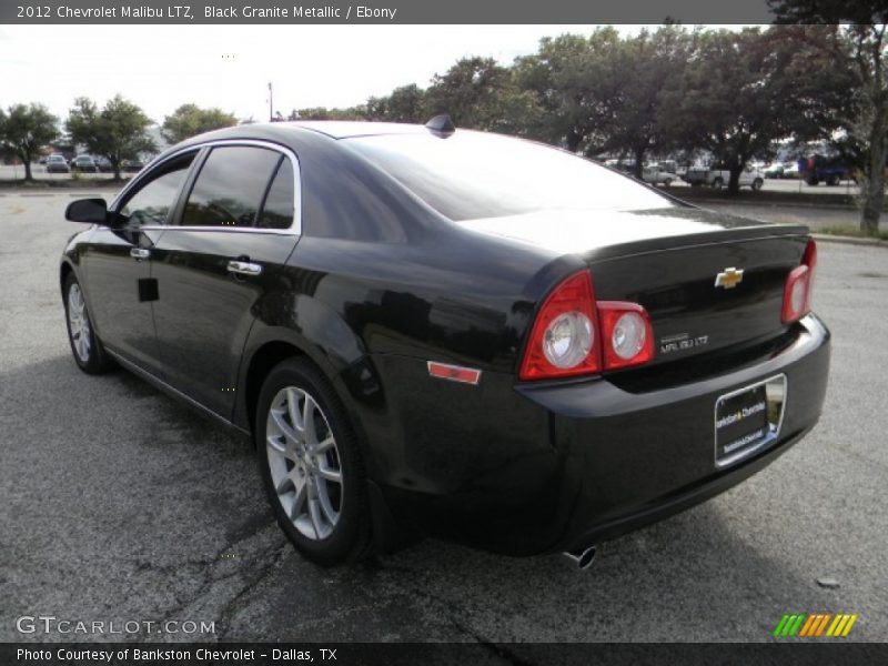 Black Granite Metallic / Ebony 2012 Chevrolet Malibu LTZ