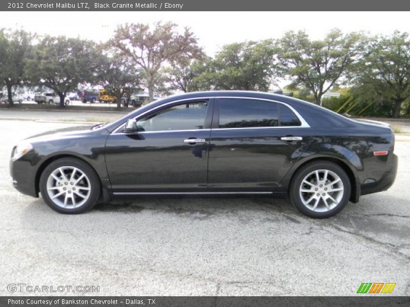 Black Granite Metallic / Ebony 2012 Chevrolet Malibu LTZ
