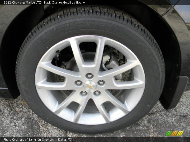 Black Granite Metallic / Ebony 2012 Chevrolet Malibu LTZ