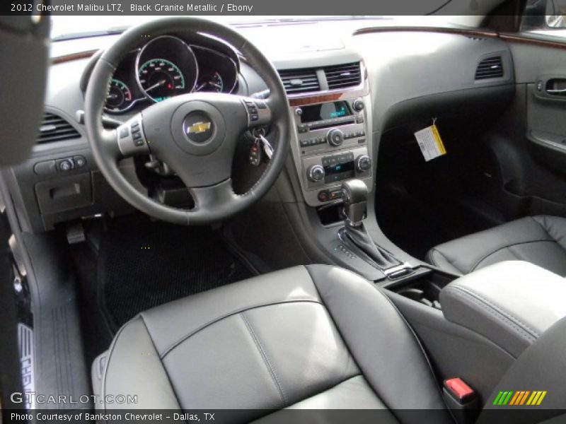 Black Granite Metallic / Ebony 2012 Chevrolet Malibu LTZ