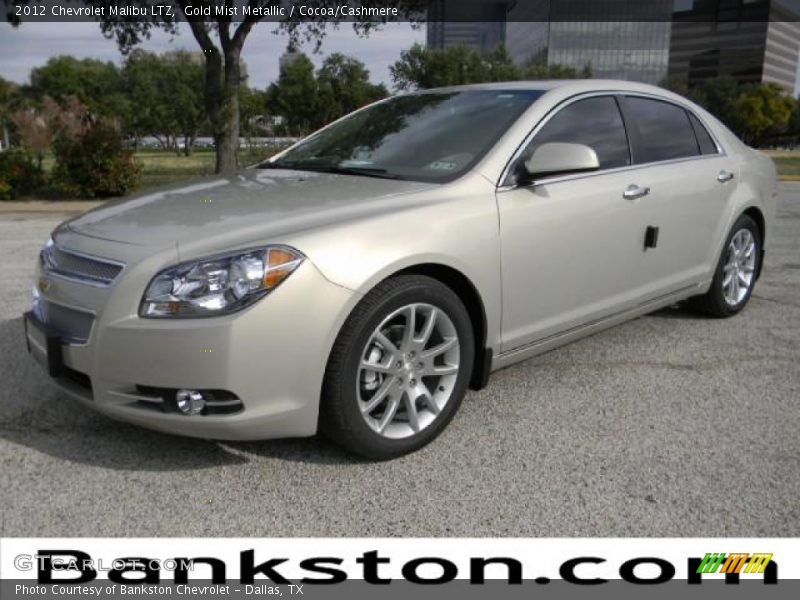 Gold Mist Metallic / Cocoa/Cashmere 2012 Chevrolet Malibu LTZ