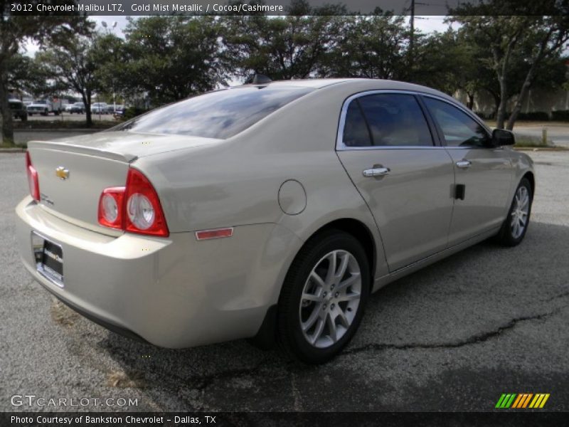 Gold Mist Metallic / Cocoa/Cashmere 2012 Chevrolet Malibu LTZ