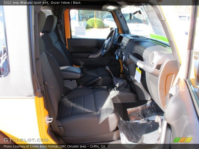 Dozer Yellow / Black 2012 Jeep Wrangler Sport 4x4
