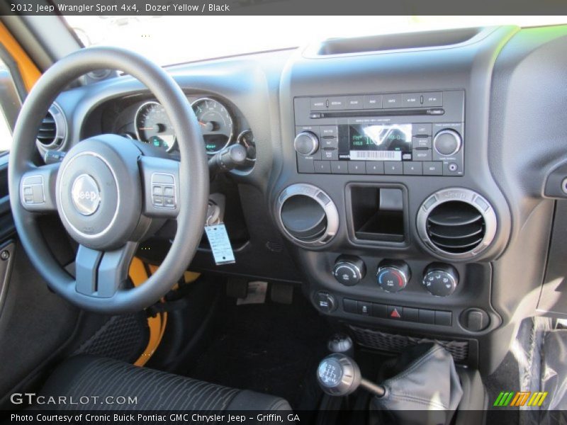 Dozer Yellow / Black 2012 Jeep Wrangler Sport 4x4