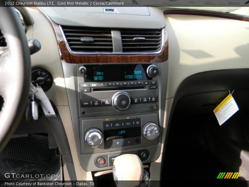 Gold Mist Metallic / Cocoa/Cashmere 2012 Chevrolet Malibu LTZ