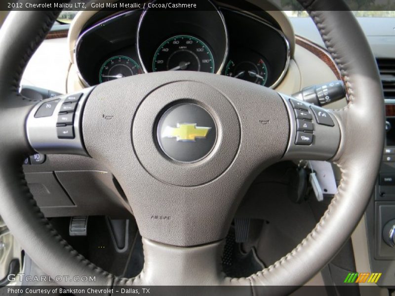 Gold Mist Metallic / Cocoa/Cashmere 2012 Chevrolet Malibu LTZ