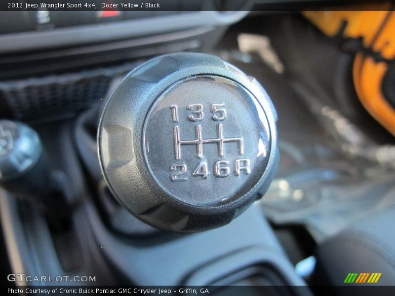  2012 Wrangler Sport 4x4 6 Speed Manual Shifter