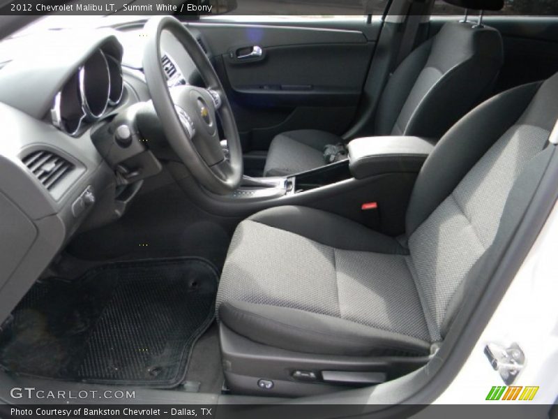 Summit White / Ebony 2012 Chevrolet Malibu LT