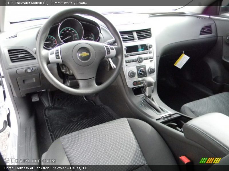 Summit White / Ebony 2012 Chevrolet Malibu LT