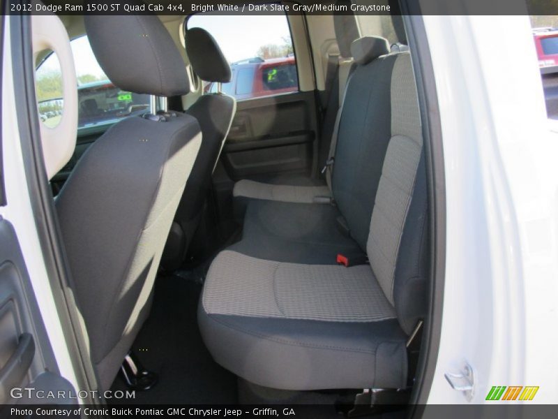  2012 Ram 1500 ST Quad Cab 4x4 Dark Slate Gray/Medium Graystone Interior