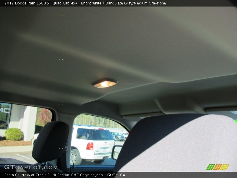 Bright White / Dark Slate Gray/Medium Graystone 2012 Dodge Ram 1500 ST Quad Cab 4x4