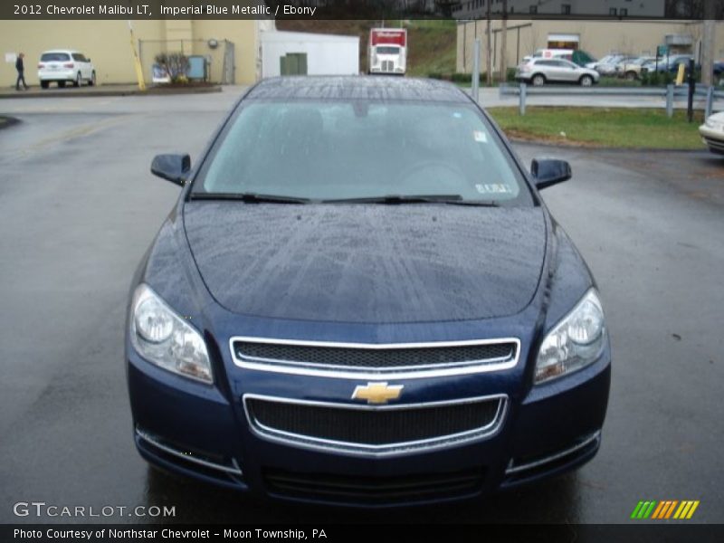 Imperial Blue Metallic / Ebony 2012 Chevrolet Malibu LT