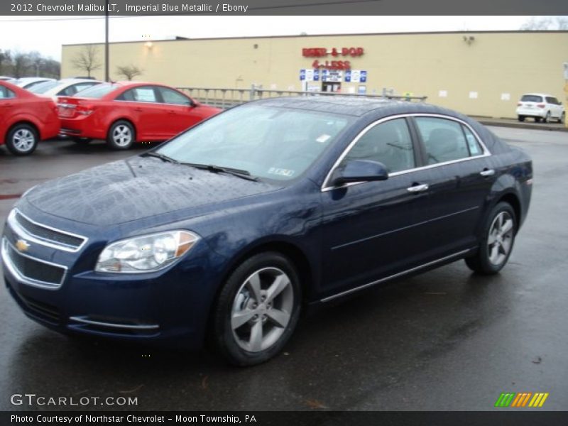 Imperial Blue Metallic / Ebony 2012 Chevrolet Malibu LT