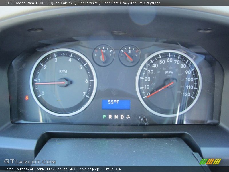  2012 Ram 1500 ST Quad Cab 4x4 ST Quad Cab 4x4 Gauges