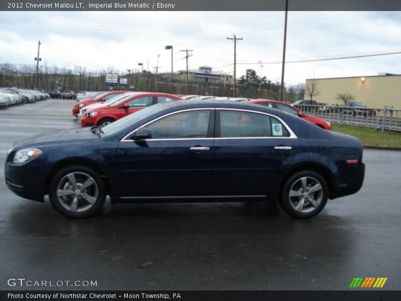 Imperial Blue Metallic / Ebony 2012 Chevrolet Malibu LT