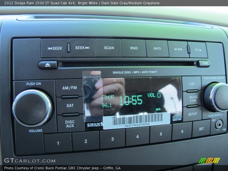Audio System of 2012 Ram 1500 ST Quad Cab 4x4