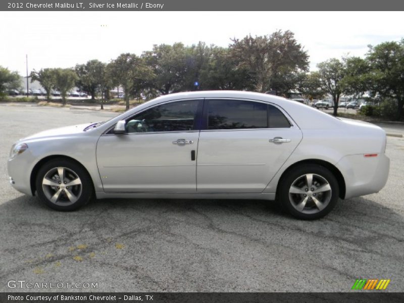 Silver Ice Metallic / Ebony 2012 Chevrolet Malibu LT