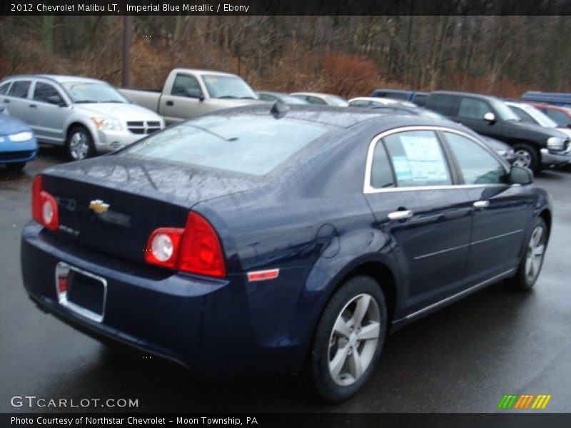 Imperial Blue Metallic / Ebony 2012 Chevrolet Malibu LT