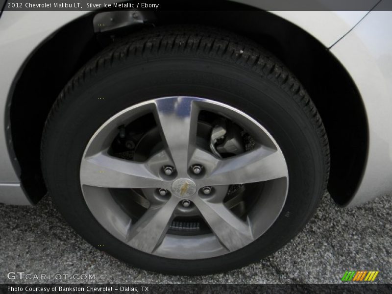Silver Ice Metallic / Ebony 2012 Chevrolet Malibu LT