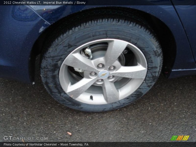 Imperial Blue Metallic / Ebony 2012 Chevrolet Malibu LT