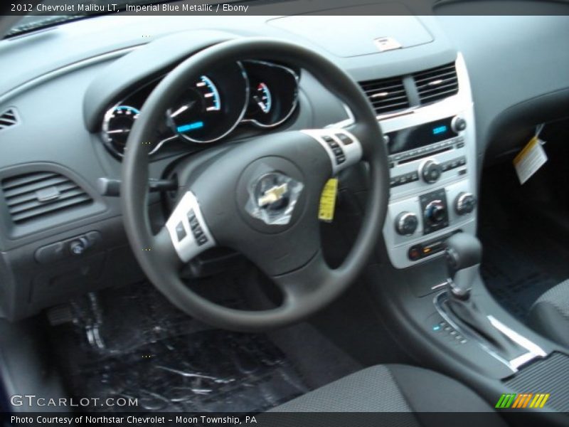 Imperial Blue Metallic / Ebony 2012 Chevrolet Malibu LT