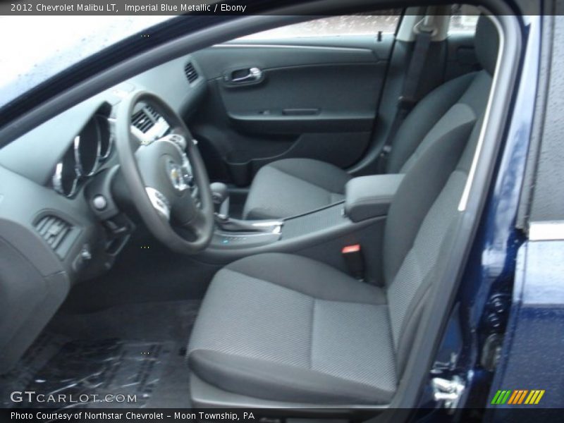 Imperial Blue Metallic / Ebony 2012 Chevrolet Malibu LT