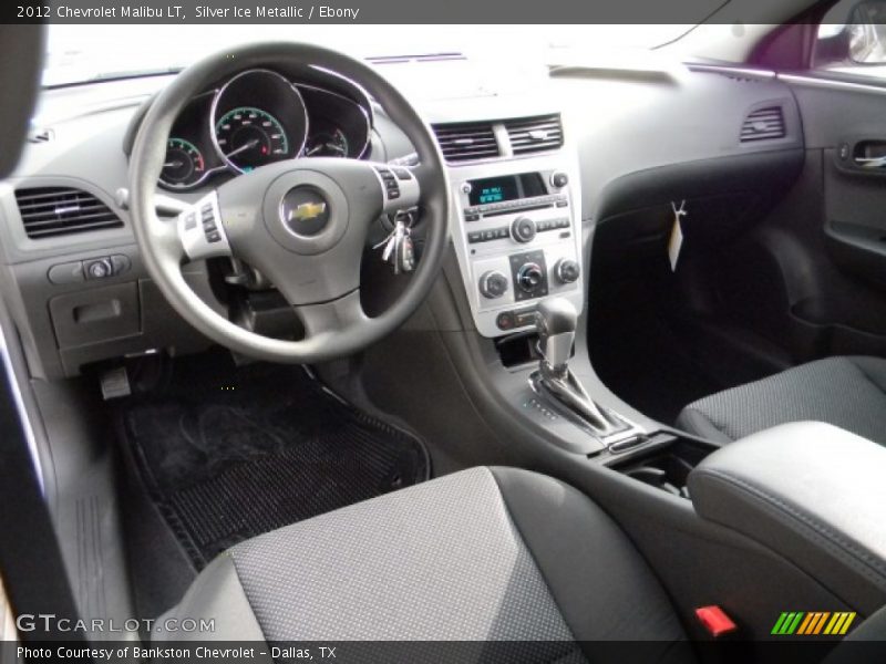 Silver Ice Metallic / Ebony 2012 Chevrolet Malibu LT