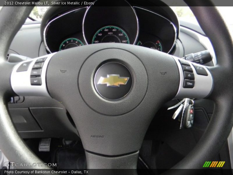 Silver Ice Metallic / Ebony 2012 Chevrolet Malibu LT